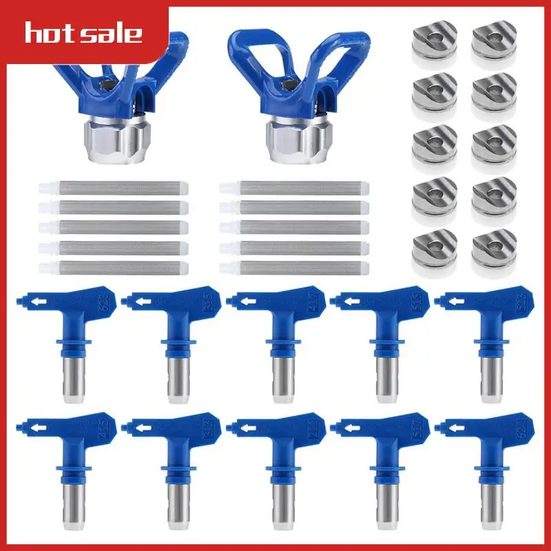 Airless Paint Sprayer Tips,Reversible Sprayer Tips With Spray Filters/Guard For Airless Spraying Machine Durable
Airless Paint Sprayer Tips,Reversible Sprayer Tips With Spray Filters/Guard For Airless Spraying Machine Durable