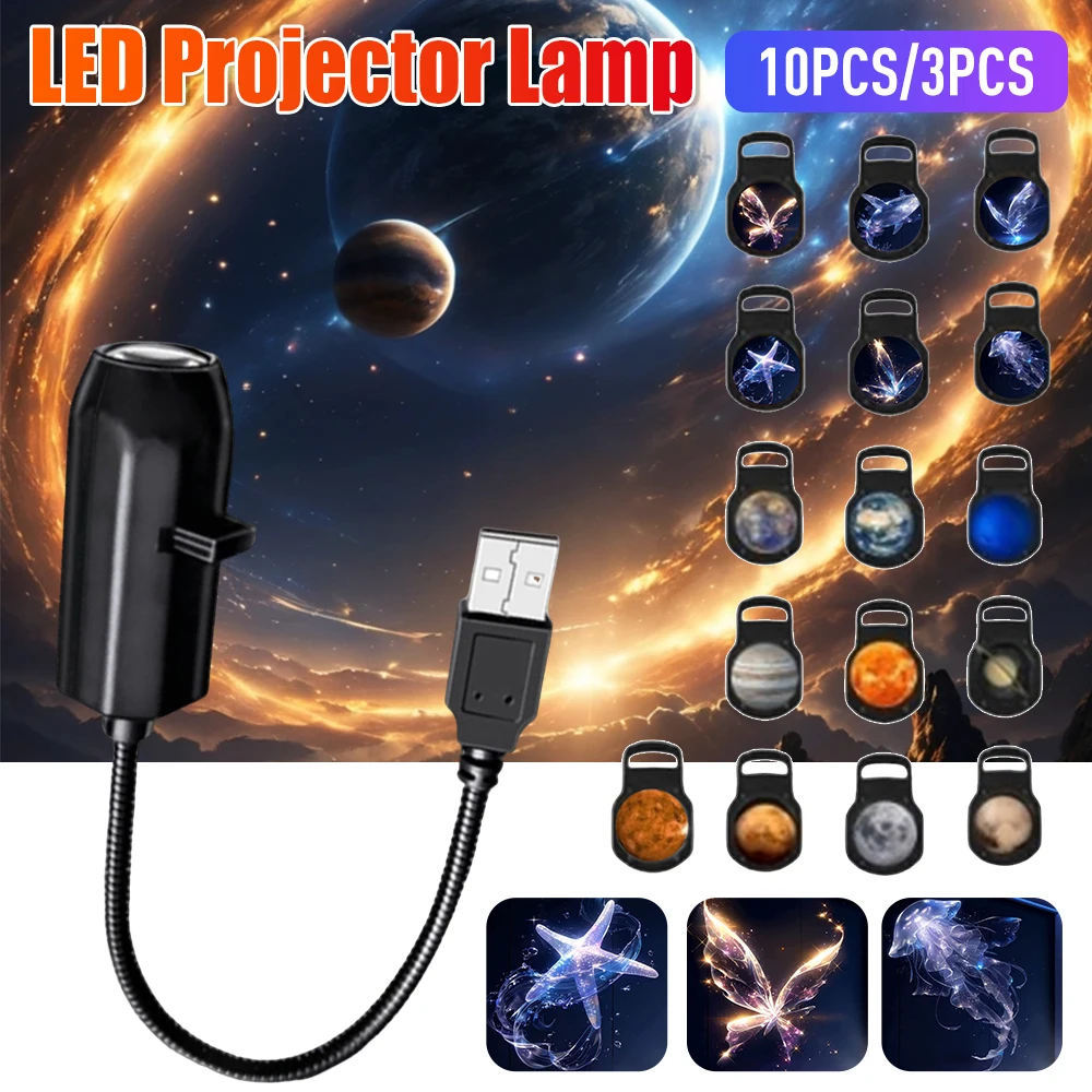 3-10PCS LED Projector Lamp USB Car Atmosphere Projector Light Car Interior Ambient Light Starry Star Light Bedroom Party Decor
3-10PCS LED Projector Lamp USB Car Atmosphere Projector Light Car Interior Ambient Light Starry Star Light Bedroom Party Decor