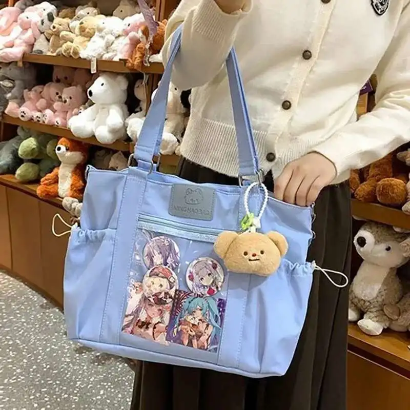 Y2K Cute Large Capacity Transparent Tote Bag Kawaii Lolita Crossbody Ita Bag Girl Simple Casual Shoulder Bag DIY Display Handbag
Y2K Cute Large Capacity Transparent Tote Bag Kawaii Lolita Crossbody Ita Bag Girl Simple Casual Shoulder Bag DIY Display Handbag