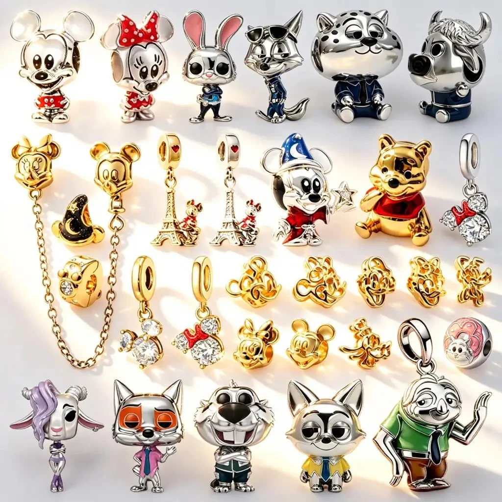 2026 Hot Sale Disney Charms DIY Jewelry Gifts Zootopia Series & Mickey Mouse Series Beads Fit Original Snake Bracelets Necklace
2026 Hot Sale Disney Charms DIY Jewelry Gifts Zootopia Series & Mickey Mouse Series Beads Fit Original Snake Bracelets Necklace