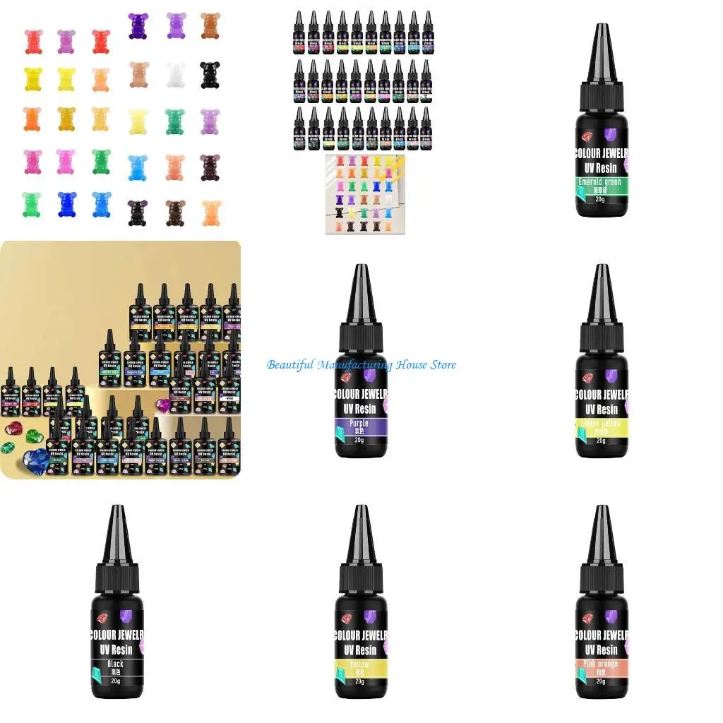 E56A 20ml UV Versatile Jewelry Coloring Colored Diamond Dust Glitter Epoxy Resin Practical UV Resistant Adhesive
E56A 20ml UV Versatile Jewelry Coloring Colored Diamond Dust Glitter Epoxy Resin Practical UV Resistant Adhesive