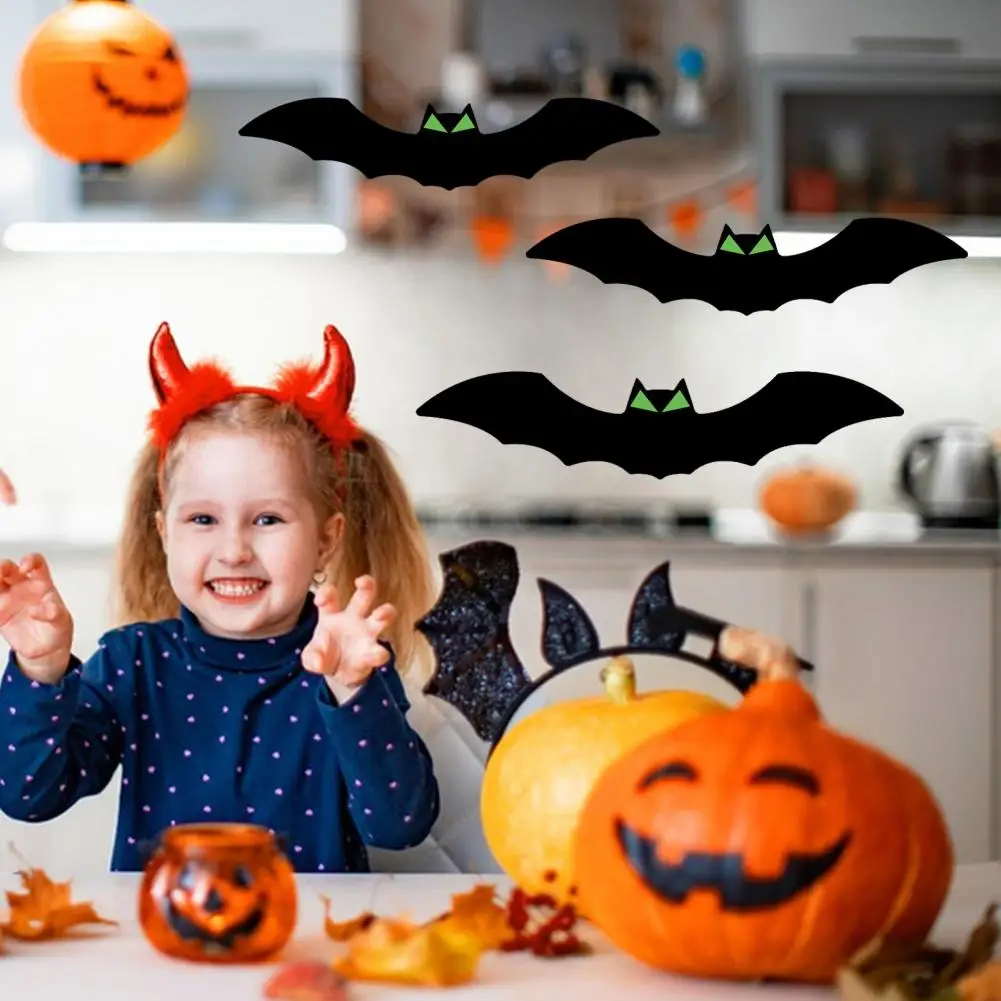 Halloween Bat Decorations Bat Decor Spooky Halloween Bat Decor Set with Glowing Eyes Wood Black for Party Scene for Halloween
Halloween Bat Decorations Bat Decor Spooky Halloween Bat Decor Set with Glowing Eyes Wood Black for Party Scene for Halloween