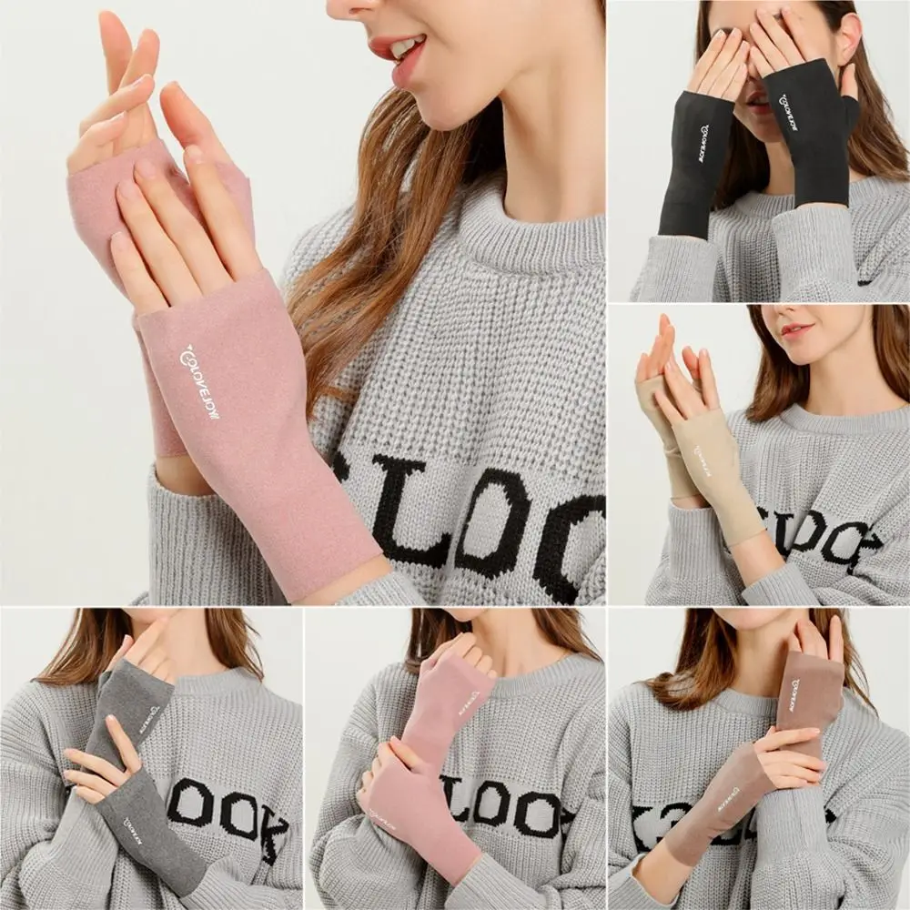 Women Half-finger Warm Gloves Female Autumn and Winter Plush Warmth Fingerless Mittens
Women Half-finger Warm Gloves Female Autumn and Winter Plush Warmth Fingerless Mittens