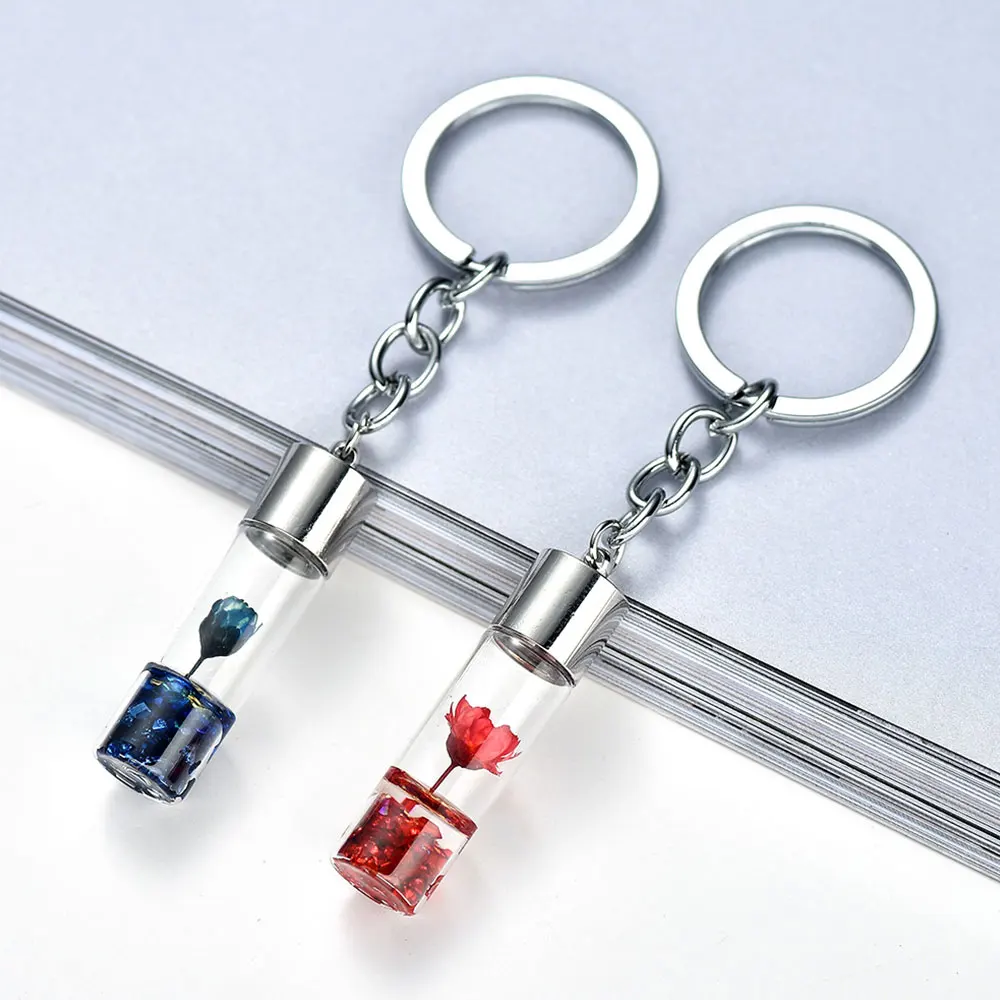 Creative Dry Flower Bottle Keychain Eternal Flower Sparkling Key Rings Assorted Color For Women Girl Car Bag Accessories
Creative Dry Flower Bottle Keychain Eternal Flower Sparkling Key Rings Assorted Color For Women Girl Car Bag Accessories