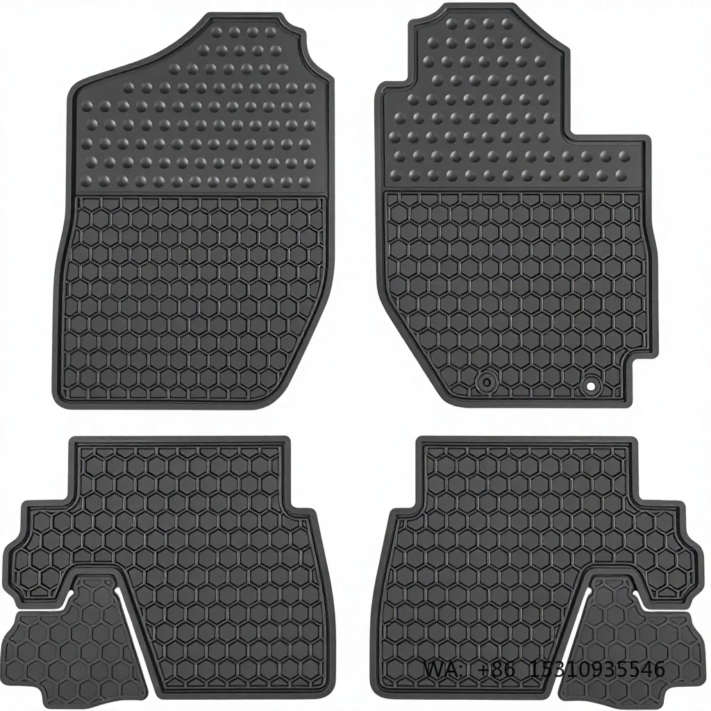 Honeycomb Pattern 4Pcs Custom Car Floor Mats, Waterproof Dustproof Full Coverage Anti-Slip Easy Install Auto Foot Liners
Honeycomb Pattern 4Pcs Custom Car Floor Mats, Waterproof Dustproof Full Coverage Anti-Slip Easy Install Auto Foot Liners