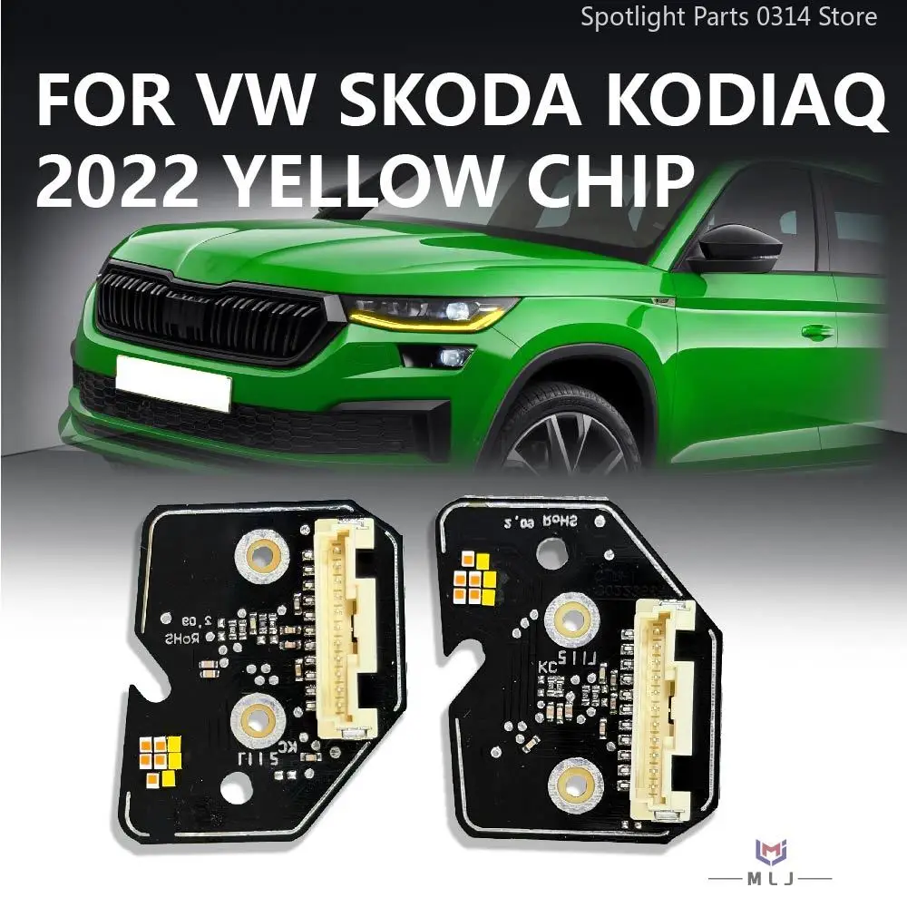 Lemon Yellow Light DRL LED Chip For Volkswagen Skoda Kodiaq 2022 Headlight Angel Eyes Board Light Source Chip Car Accessories
Lemon Yellow Light DRL LED Chip For Volkswagen Skoda Kodiaq 2022 Headlight Angel Eyes Board Light Source Chip Car Accessories