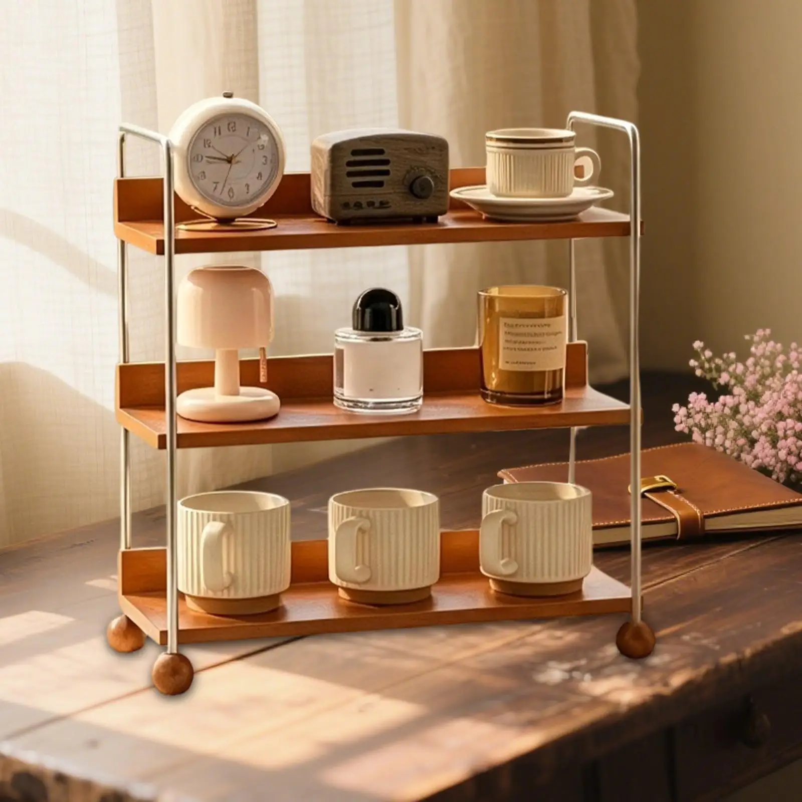 Desktop Shelf Organizer Vintage Design Versatile Decor Multi Tiers Condiment Storage Rack Cup Holder Rack for Living Room Dorm
Desktop Shelf Organizer Vintage Design Versatile Decor Multi Tiers Condiment Storage Rack Cup Holder Rack for Living Room Dorm