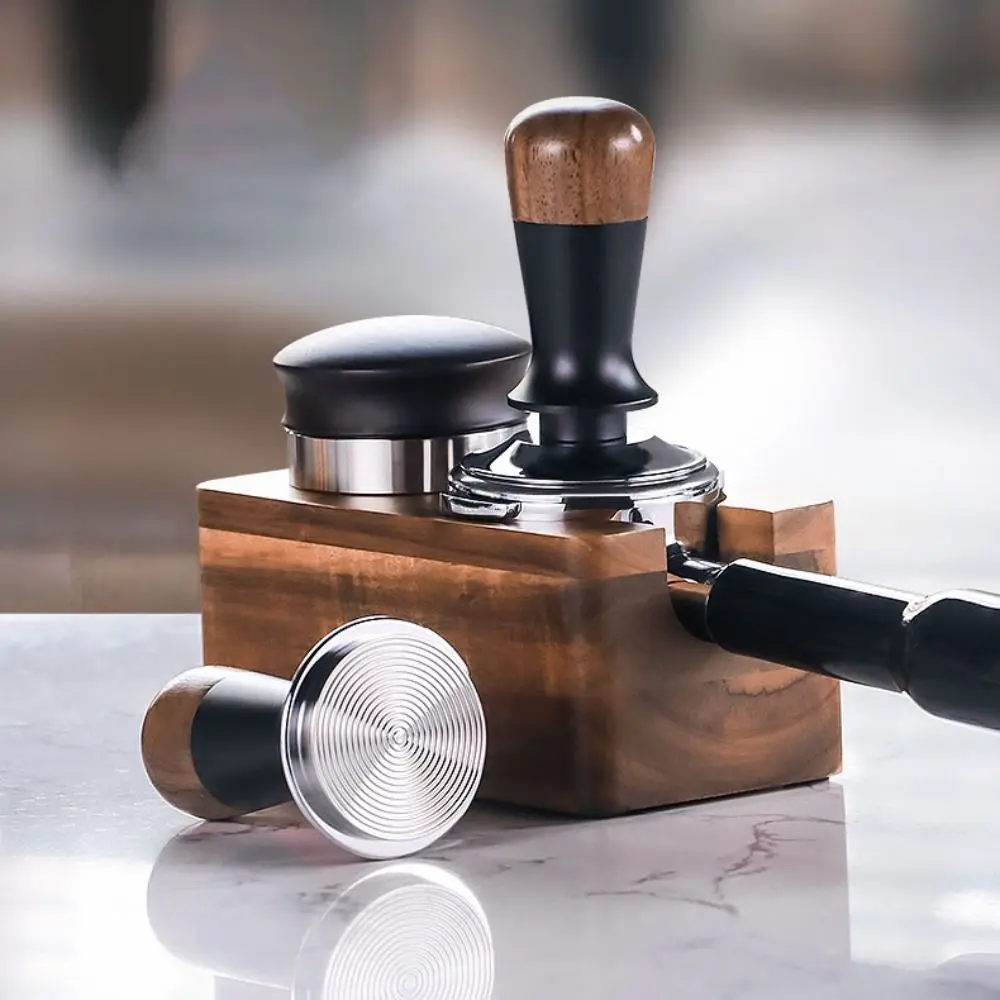 51/53/58 мм темпер для кофе с плоским/резьбовым дном, дизайн пружин, выравниватель кофе, основа из нержавеющей стали, ручка из орехового дерева
51/53/58 мм темпер для кофе с плоским/резьбовым дном, дизайн пружин, выравниватель кофе, основа из нержавеющей стали, ручка из орехового дерева