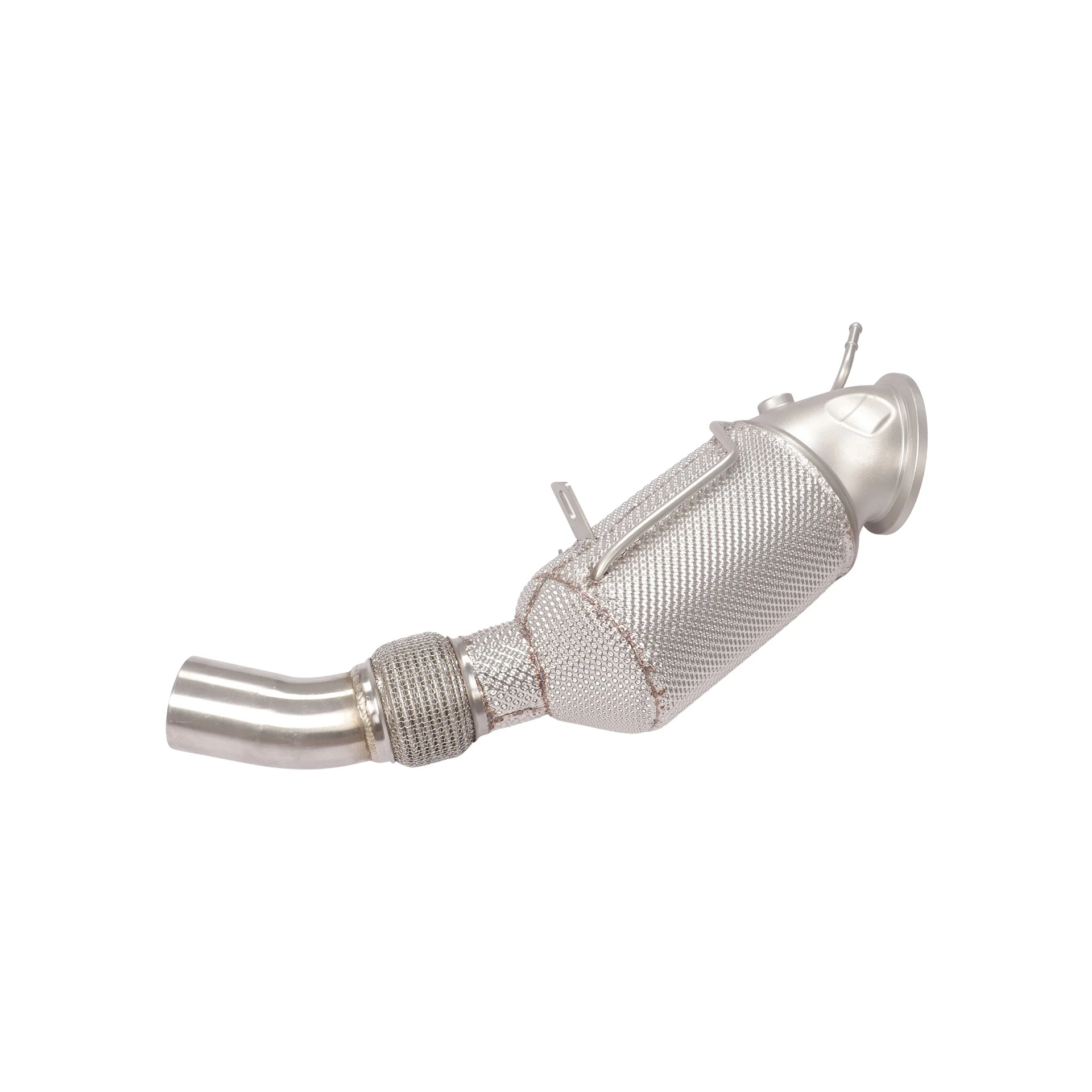 YT SS304 Straight-Through Downpipe with OPF Sleeve Interface & Heat Insulation Exhaust Pipes for BMW B38 1.6T
YT SS304 Straight-Through Downpipe with OPF Sleeve Interface & Heat Insulation Exhaust Pipes for BMW B38 1.6T
