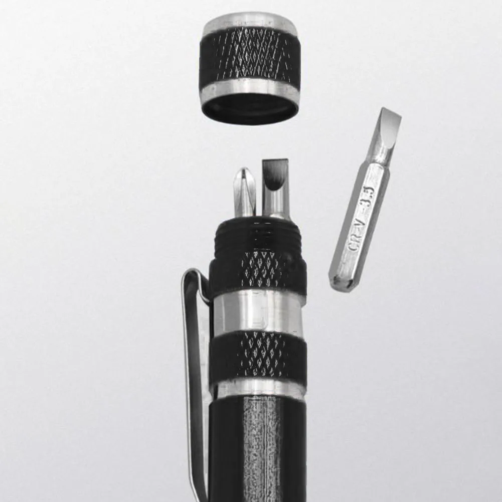 1pc Precision Screwdriver Disassembly Pen With Eight Screwdriver Heads Home Industrial Repair Hand Tools Accessories
1pc Precision Screwdriver Disassembly Pen With Eight Screwdriver Heads Home Industrial Repair Hand Tools Accessories
