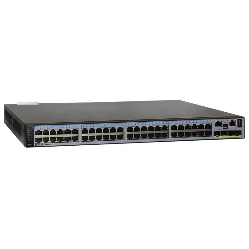 Сетевой переключатель на 48 портов S5710-52C-PWR-EI-AC промышленный переключатель
Сетевой переключатель на 48 портов S5710-52C-PWR-EI-AC промышленный переключатель