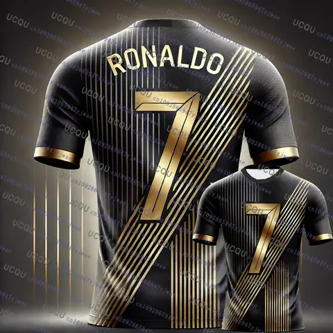 2026 New Arrival Special Edition Ronaldo 7 Football Jersey Oversize Sport Short Sleeve Training Uniform Soccer Jersey Kid Tshirt
