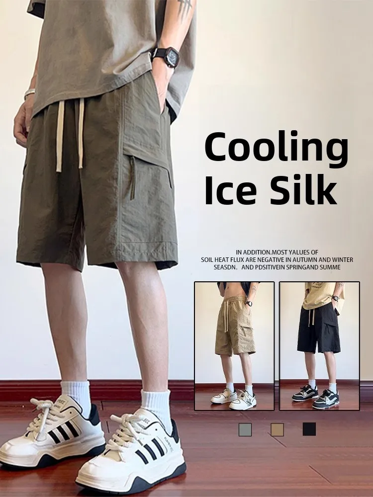 Ice Silk Men's Workwear orts Summer 2024 New Sle Casual Straight Leg Five-Quarter Length Faionable Versatile orts
Ice Silk Men's Workwear orts Summer 2024 New Sle Casual Straight Leg Five-Quarter Length Faionable Versatile orts
