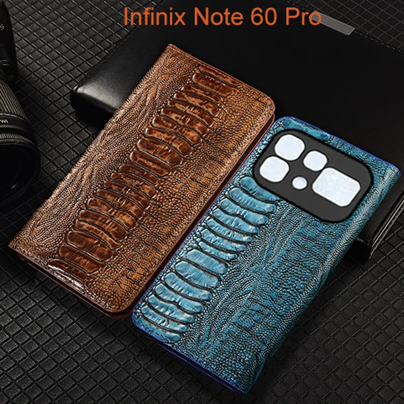 Ostrich Pattern Genuine Leather Flip Case For Infinix Note 50 60 Pro Plus Phone Cover Card Cases Scratch Proof
Ostrich Pattern Genuine Leather Flip Case For Infinix Note 50 60 Pro Plus Phone Cover Card Cases Scratch Proof