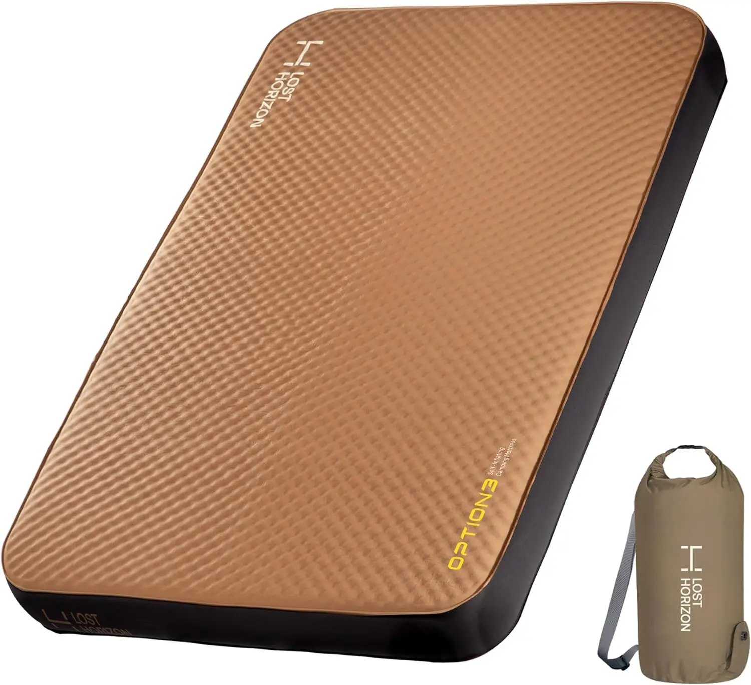 Air Foam Camping Mattress, Self-Inflating Sleeping Pad, 4.5" Thick, with Air Pump, Full
Air Foam Camping Mattress, Self-Inflating Sleeping Pad, 4.5" Thick, with Air Pump, Full