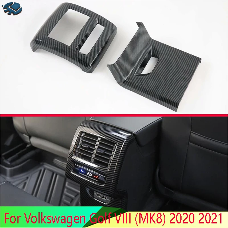 Для Volkswagen Golf VIII (MK8) 2020 2021, автомобильные аксессуары, подлокотник с покрытием из углеродного волокна, задний вентиляционный отверстие, рамка, накладка
Для Volkswagen Golf VIII (MK8) 2020 2021, автомобильные аксессуары, подлокотник с покрытием из углеродного волокна, задний вентиляционный отверстие, рамка, накладка