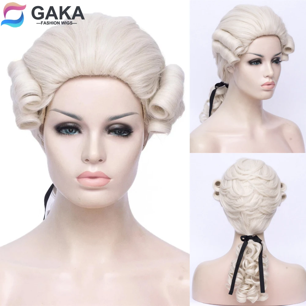 Gaka Judge Lawyer Cosplay Wig Light Blonde Braid Hair Curly Wigs Synthetic Wigs for Women or Men
Gaka Judge Lawyer Cosplay Wig Light Blonde Braid Hair Curly Wigs Synthetic Wigs for Women or Men
