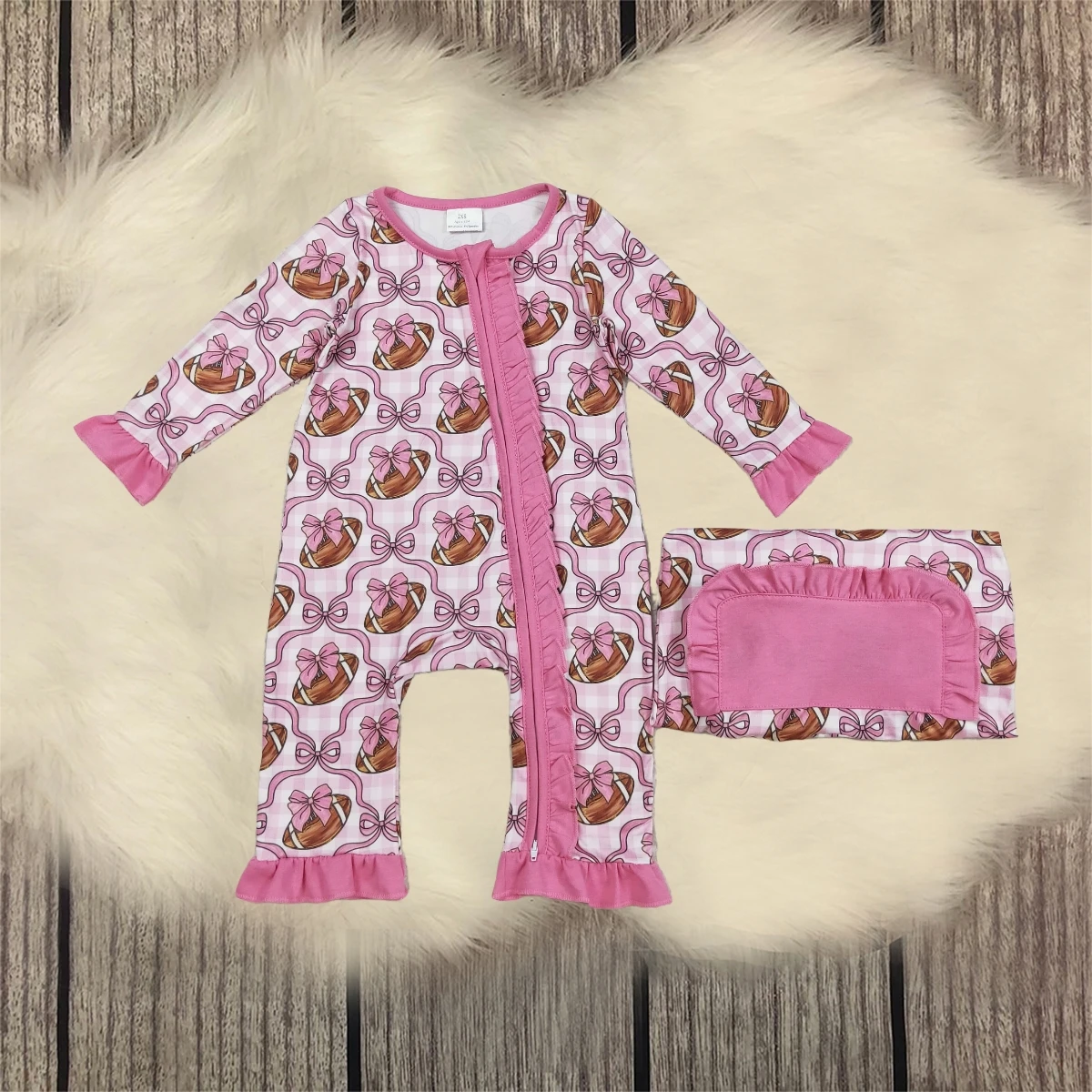 Toddler Newborn Coverall Bows Ball Bodysuit Infant Children Long Sleeves Girl Ruffle Zipper Romper Kids Fall Clothes Wholesale
Toddler Newborn Coverall Bows Ball Bodysuit Infant Children Long Sleeves Girl Ruffle Zipper Romper Kids Fall Clothes Wholesale