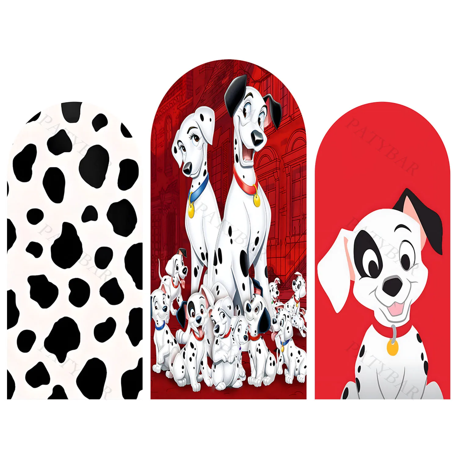 Arch Disney 101 Dalmatians Background Kids Birthday Party Backdrop Double Side Polyester Arch Banner Photography Props
Arch Disney 101 Dalmatians Background Kids Birthday Party Backdrop Double Side Polyester Arch Banner Photography Props