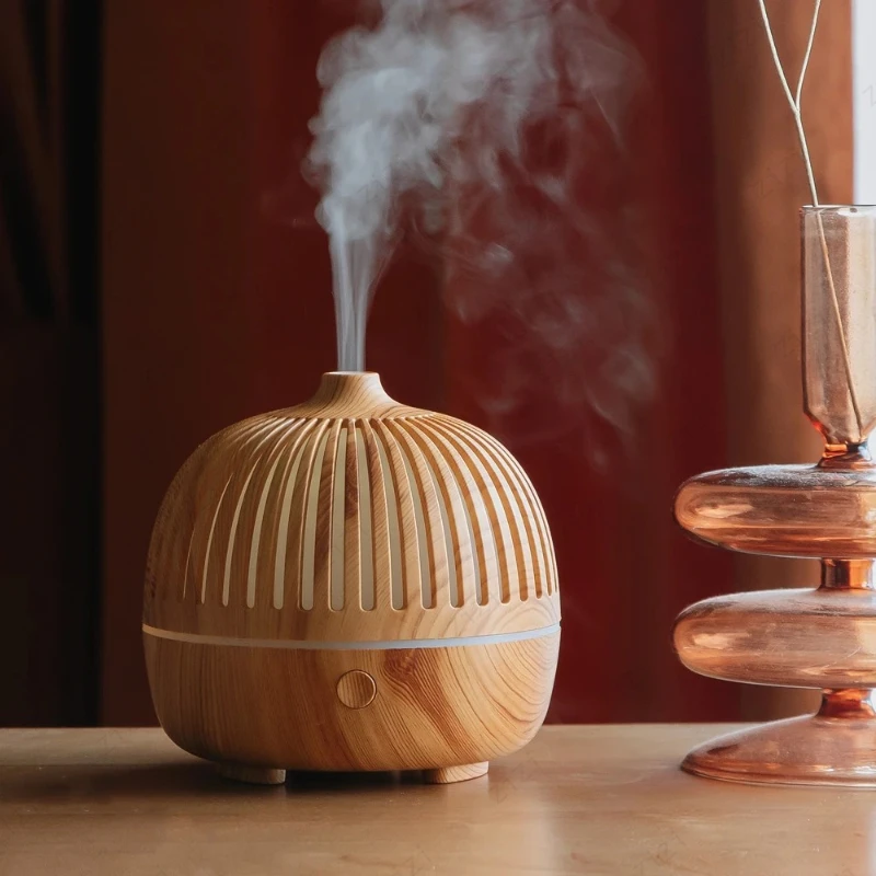 Hollow Wood Grain Pumpkin Shaped Ultrasonic Humidification Aromatherapy Machine Colorful Night Light Aromatherapy Machine
Hollow Wood Grain Pumpkin Shaped Ultrasonic Humidification Aromatherapy Machine Colorful Night Light Aromatherapy Machine