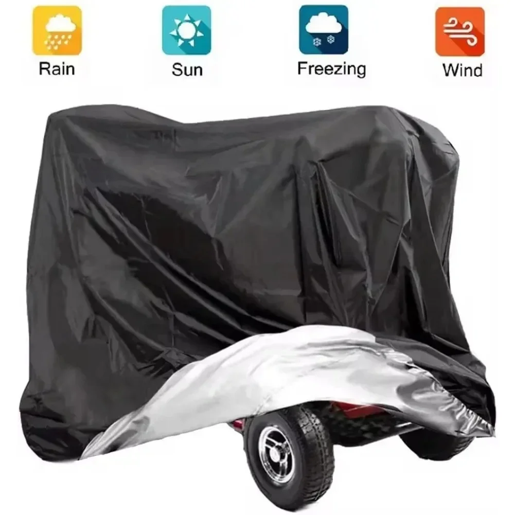 Waterproof Protector E-scooter Cover Silver Reflective Coating Waterproof Material Outdoor Protection For Electric Scooters
Waterproof Protector E-scooter Cover Silver Reflective Coating Waterproof Material Outdoor Protection For Electric Scooters