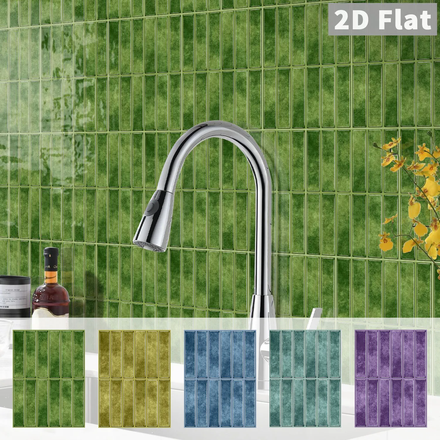 Self adhesive flat tile sticker 17X23cm thick PE foam waterproof and splash proof wall sticker
Self adhesive flat tile sticker 17X23cm thick PE foam waterproof and splash proof wall sticker