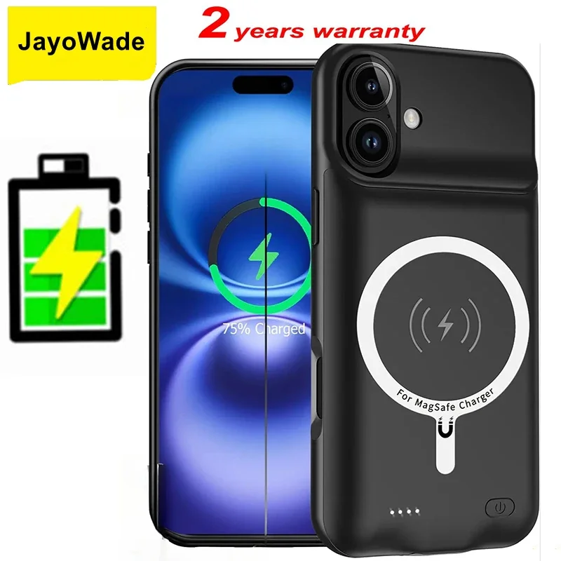 10000mah New Battery Case for IPhone 16 Plus Power Bank Magnetic Wireless Charging Cover for Magsafe Charger Power Case Bateria
10000mah New Battery Case for IPhone 16 Plus Power Bank Magnetic Wireless Charging Cover for Magsafe Charger Power Case Bateria