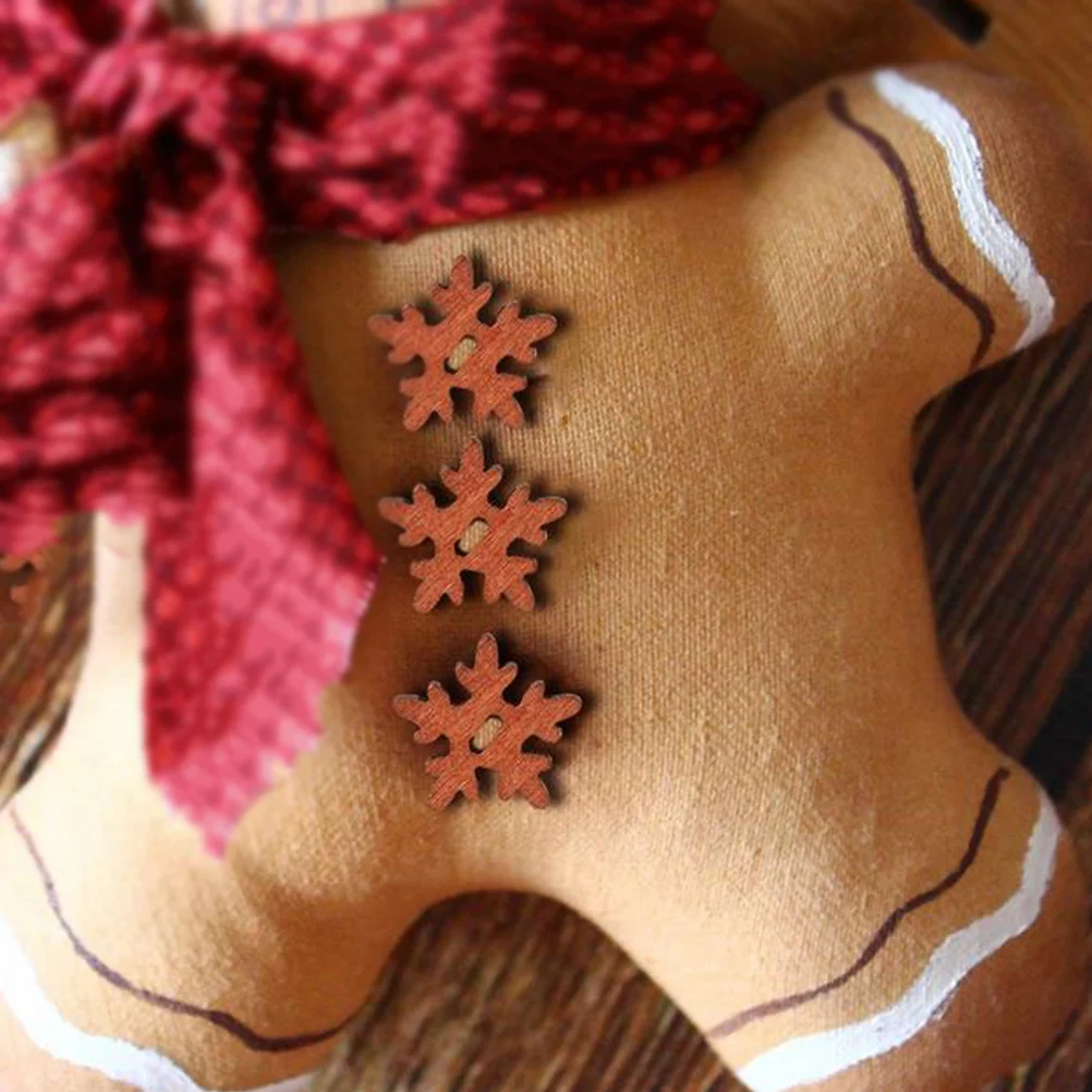 200Pcs Snowflake Wooden Buttons Christmas Cartoon DIY Craft Sewing Decorative Clothes Embellishments Delicate Xmas Ornaments
200Pcs Snowflake Wooden Buttons Christmas Cartoon DIY Craft Sewing Decorative Clothes Embellishments Delicate Xmas Ornaments