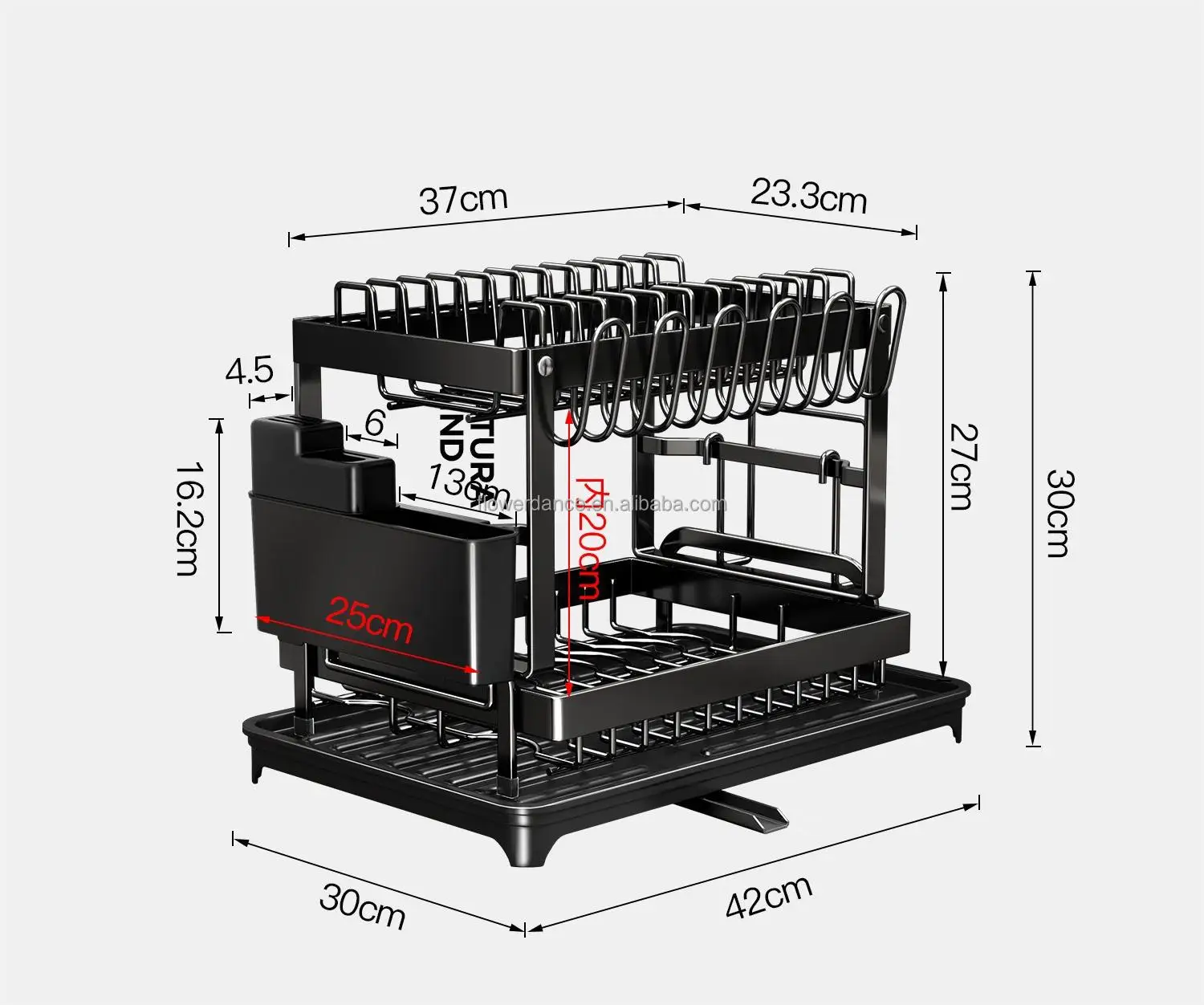 Home Storage Shelf Racks 2 Layer Metal Drain Rack for Kitchen Bowls Dishes Sink Organizer
Home Storage Shelf Racks 2 Layer Metal Drain Rack for Kitchen Bowls Dishes Sink Organizer