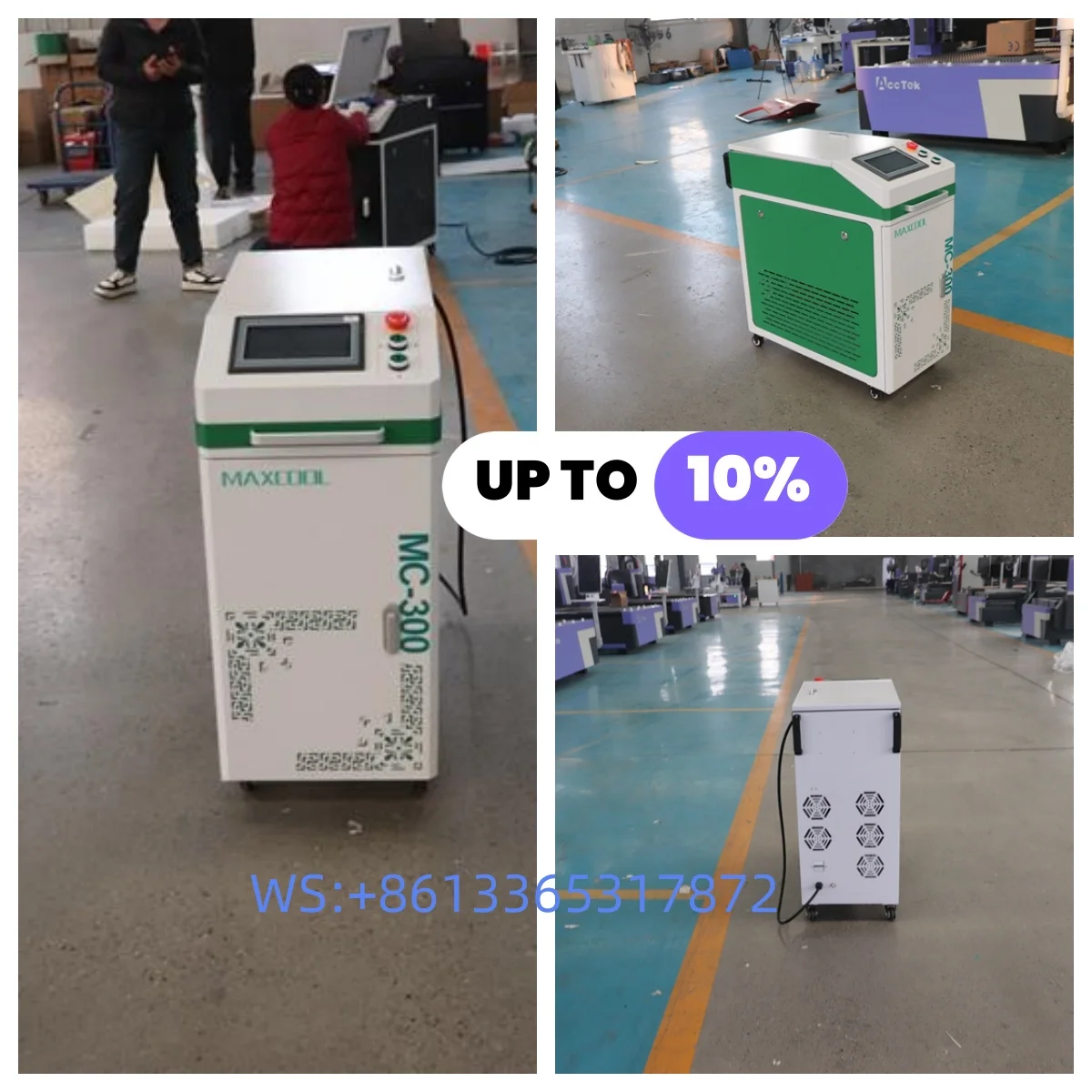 Maxcool portable 300W 500W Pulsed Laser Cleaning for Wood Paint Stone Metal MC-300
Maxcool portable 300W 500W Pulsed Laser Cleaning for Wood Paint Stone Metal MC-300
