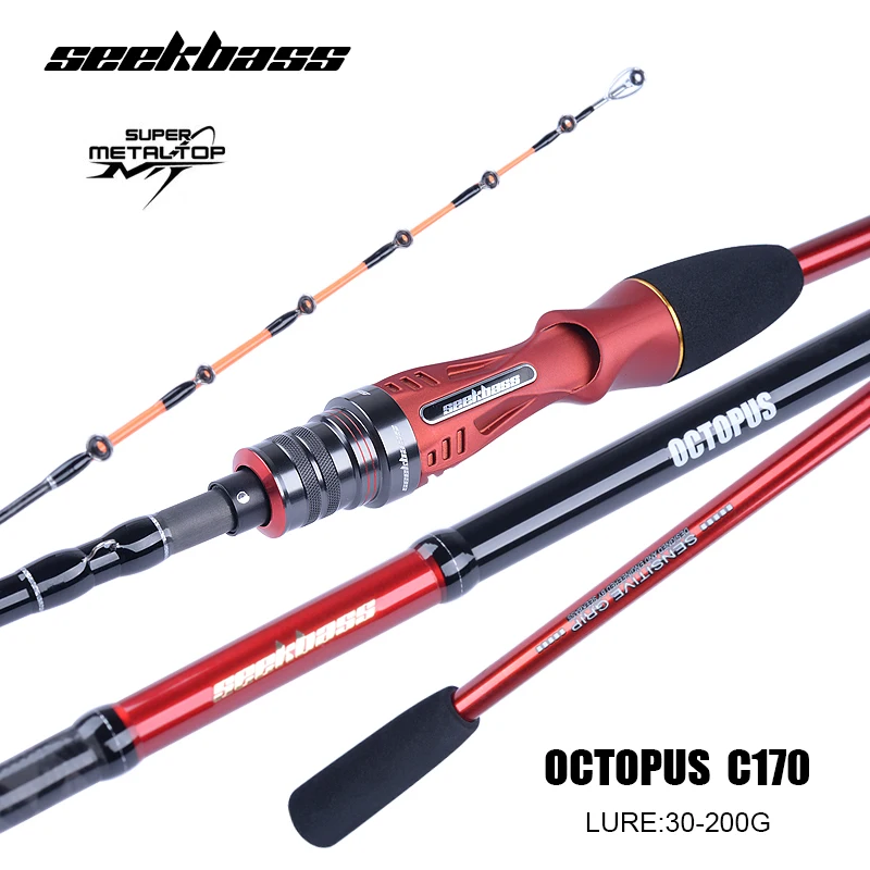 Seekbass Octopus Light Fishing Rods Titanium Tip Cuttlefish Casting Rod 170XF Boat Fishing Webfooted
Seekbass Octopus Light Fishing Rods Titanium Tip Cuttlefish Casting Rod 170XF Boat Fishing Webfooted