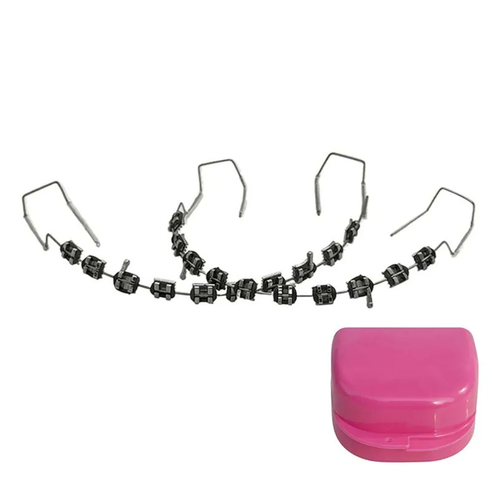 Colorful Temporary Tooth Decoration with Metal Wires Dental Decorations Orthodontic Ligature Ties Braces Fake Brackets
Colorful Temporary Tooth Decoration with Metal Wires Dental Decorations Orthodontic Ligature Ties Braces Fake Brackets