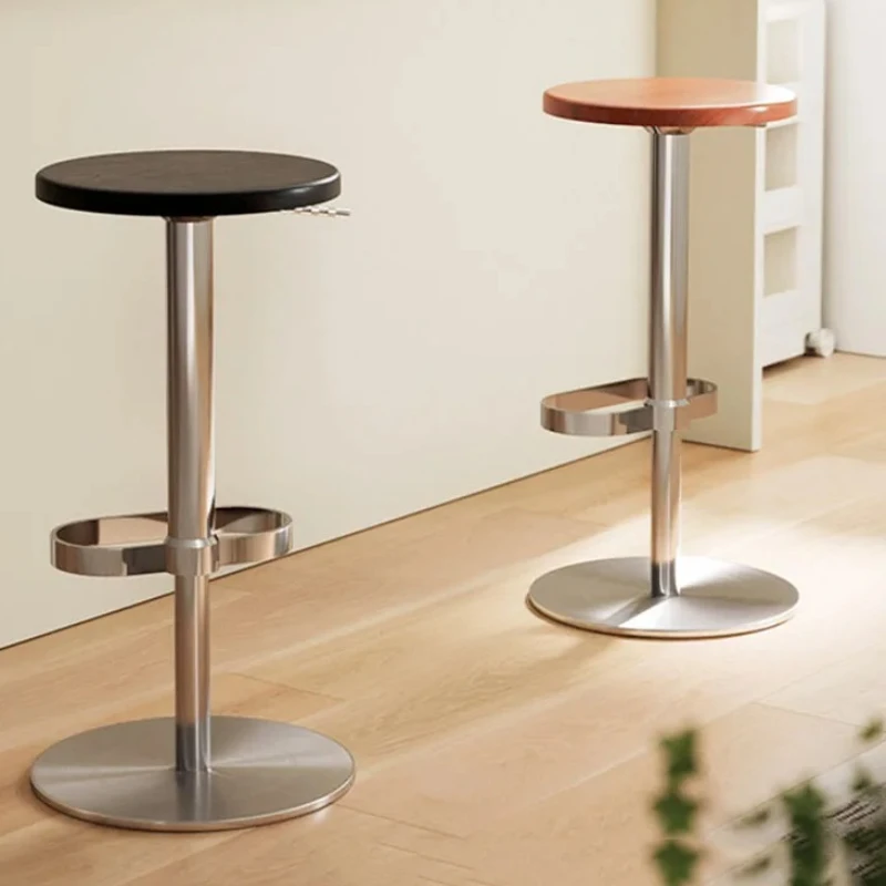 Modern Minimalist Adjustable Bar Stool Round Seat Metal Stainless Steel Bar Chairs Swivel Counter Height Chair For Home Bar
Modern Minimalist Adjustable Bar Stool Round Seat Metal Stainless Steel Bar Chairs Swivel Counter Height Chair For Home Bar