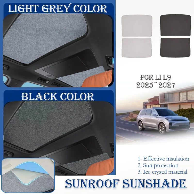 Car Skylight Sunshades For Li Auto L9 Ultra 2025 2026 2027 Nano Ice Crystals Film Pads Window Visors Sun Shade Cover Accessories
Car Skylight Sunshades For Li Auto L9 Ultra 2025 2026 2027 Nano Ice Crystals Film Pads Window Visors Sun Shade Cover Accessories