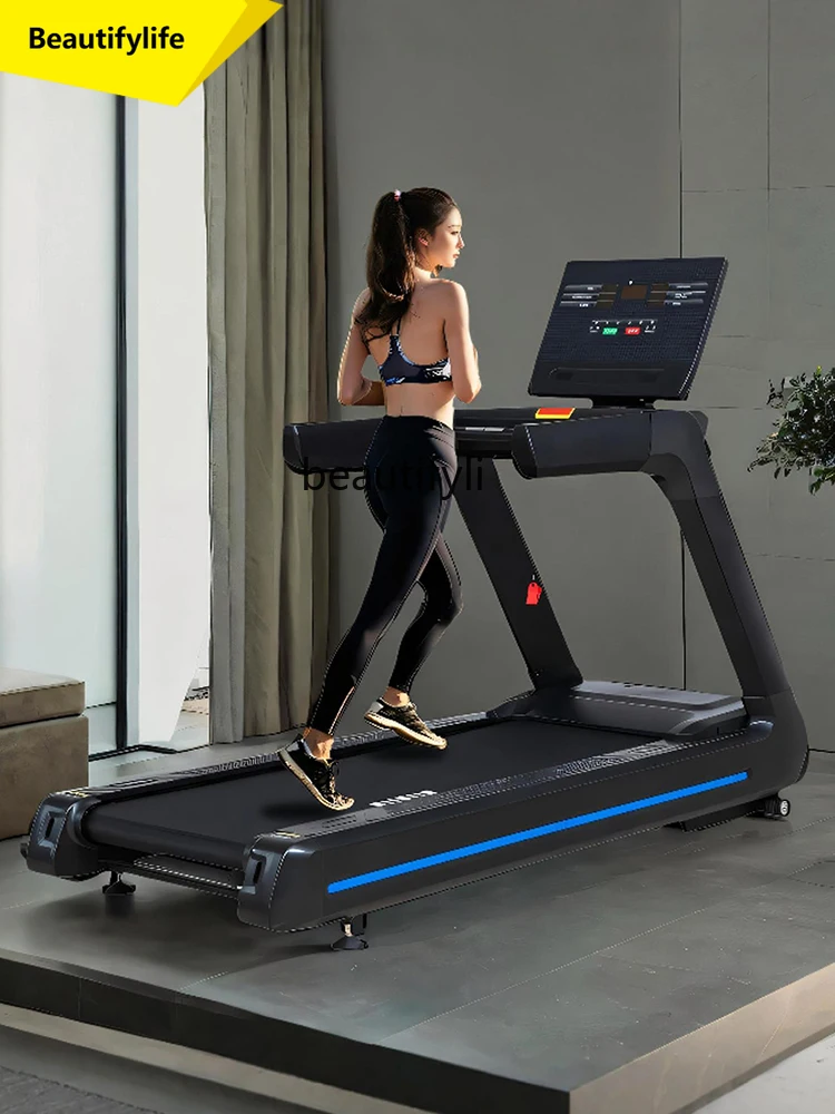 A49 Large commercial treadmill indoor silent shock absorption multi-function smart button screen treadmill 
A49 Large commercial treadmill indoor silent shock absorption multi-function smart button screen treadmill