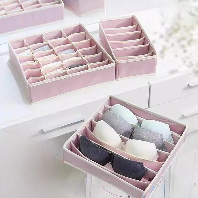Home Use Fabric Underwear Drawer Style Storage Box Bra Socks Organizer Korean Style Large Size 24 Compartments Closet Storage
Home Use Fabric Underwear Drawer Style Storage Box Bra Socks Organizer Korean Style Large Size 24 Compartments Closet Storage