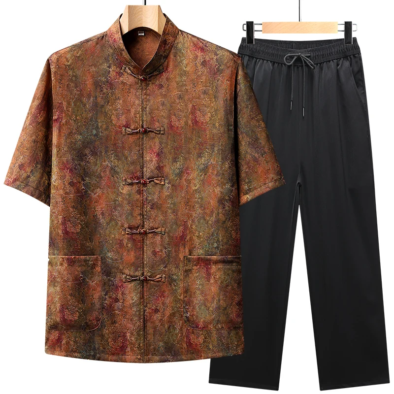 Shirts+trousers 2026 Summer sets Men's High-Quality Fashion Trend Comfortable Breathable Casual Short Sleeve Suit
Shirts+trousers 2026 Summer sets Men's High-Quality Fashion Trend Comfortable Breathable Casual Short Sleeve Suit