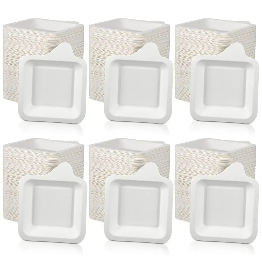 1000 шт. маленькие 4-дюймовые бумажные тарелки, объемные одноразовые тарелки, бумажные белые квадратные десертные торт, вечерние закуски, сахарного тростника, Bagasse Fiber We
1000 шт. маленькие 4-дюймовые бумажные тарелки, объемные одноразовые тарелки, бумажные белые квадратные десертные торт, вечерние закуски, сахарного тростника, Bagasse Fiber We