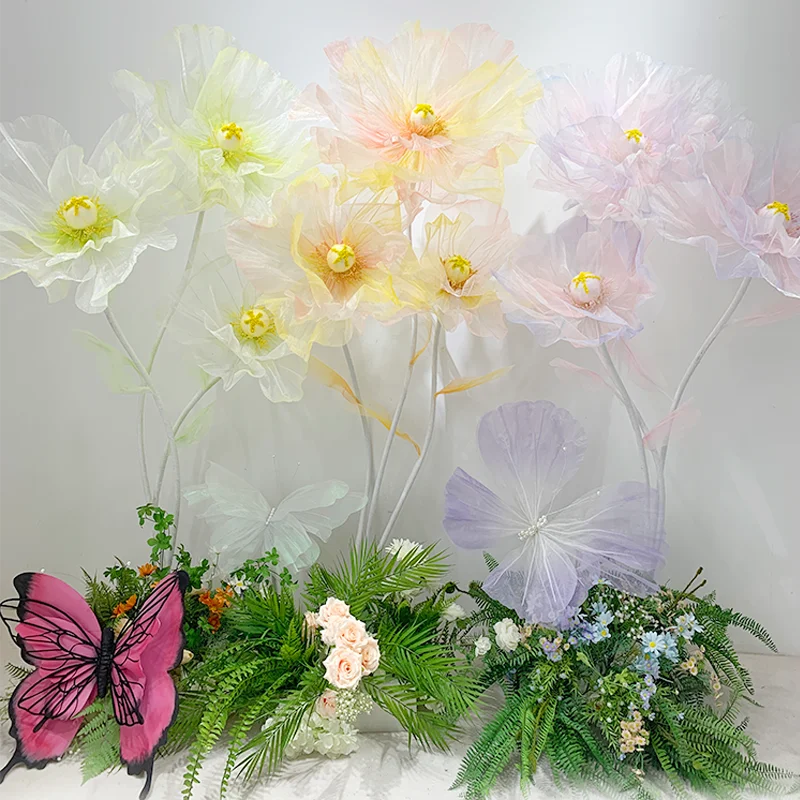 1.8m Large Fake Flowers Silk Yarn Poppy Flower Decoration Artificial Flowers Wedding Window Display Garden Decoration Home Decor
1.8m Large Fake Flowers Silk Yarn Poppy Flower Decoration Artificial Flowers Wedding Window Display Garden Decoration Home Decor