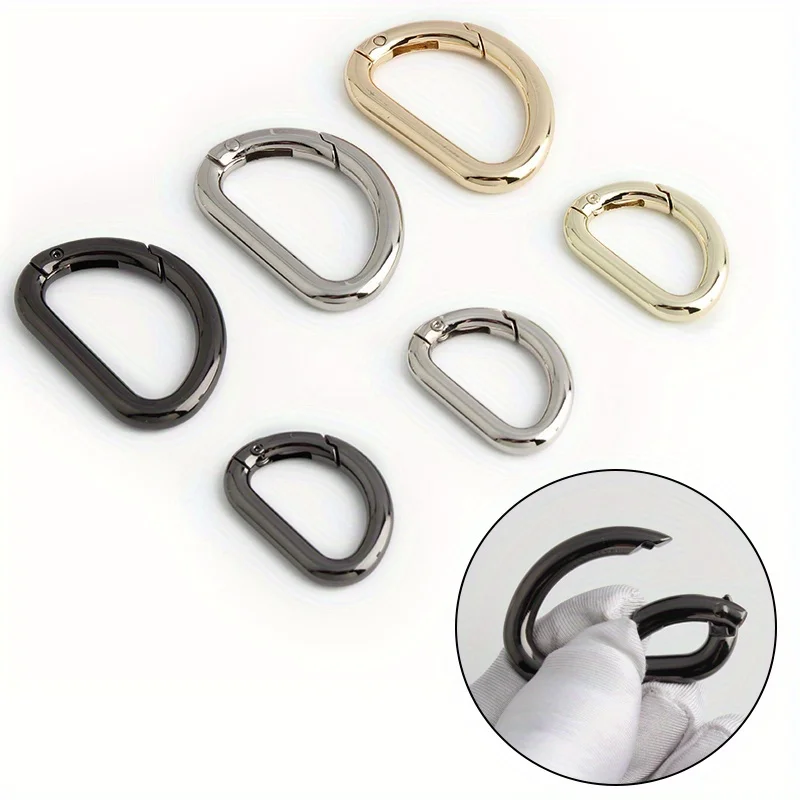 5PCS 25mm/35mm D-shaped metal open ring buckle spring buckle wallet outdoor tent mountaineering buckle keychain water cup buckle
5PCS 25mm/35mm D-shaped metal open ring buckle spring buckle wallet outdoor tent mountaineering buckle keychain water cup buckle