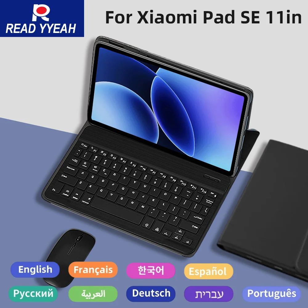 Чехол с клавиатурой для Xiaomi Redmi Pad SE 11 дюймов, чехол с клавиатурой для планшета Funda с мышью для Redmi Pad SE, 11-дюймовый чехол с клавиатурой Teclado
Чехол с клавиатурой для Xiaomi Redmi Pad SE 11 дюймов, чехол с клавиатурой для планшета Funda с мышью для Redmi Pad SE, 11-дюймовый чехол с клавиатурой Teclado
