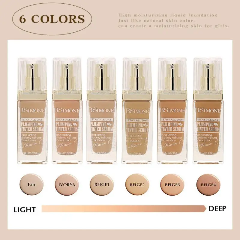 New 28ml Liquid Foundation With Long Lasting Oil Control Concealer Hydrating Lightweight Fine Texture And Non Cakey
New 28ml Liquid Foundation With Long Lasting Oil Control Concealer Hydrating Lightweight Fine Texture And Non Cakey