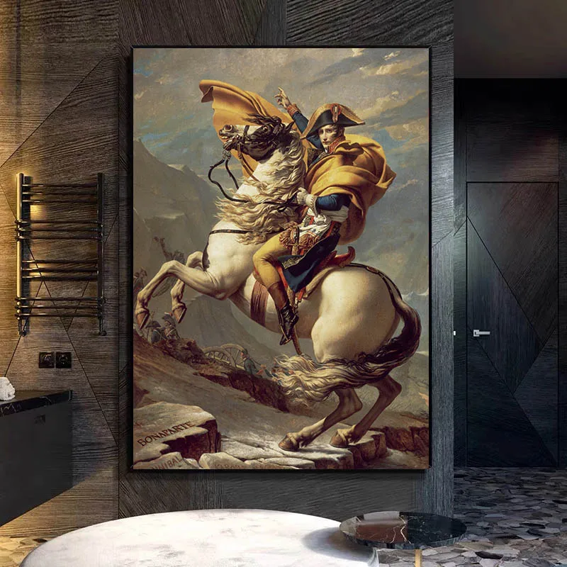 Famous Painting Napoleon Crossed The Alps Canvas Poster and Prints Wall Art Pictures for Living Room Home Decoration
Famous Painting Napoleon Crossed The Alps Canvas Poster and Prints Wall Art Pictures for Living Room Home Decoration