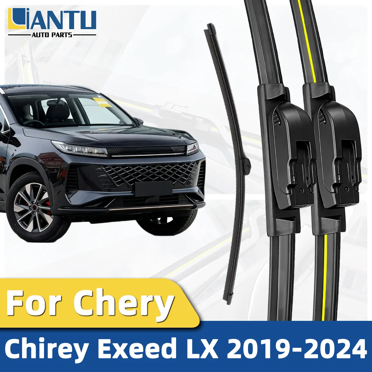 3PCS Front And Rear Wiper Kit For Chery Chirey Exeed LX 2019-2024 Windshield Wiper Front And Rear Windshield Wipers Accessories
3PCS Front And Rear Wiper Kit For Chery Chirey Exeed LX 2019-2024 Windshield Wiper Front And Rear Windshield Wipers Accessories