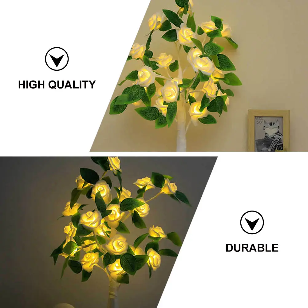 Rose Tree Lamp Night Light Decorative Flower Shaped Desktop Light Creative Atmosphere Bedroom Kids Room Indoor Lighting Small
Rose Tree Lamp Night Light Decorative Flower Shaped Desktop Light Creative Atmosphere Bedroom Kids Room Indoor Lighting Small