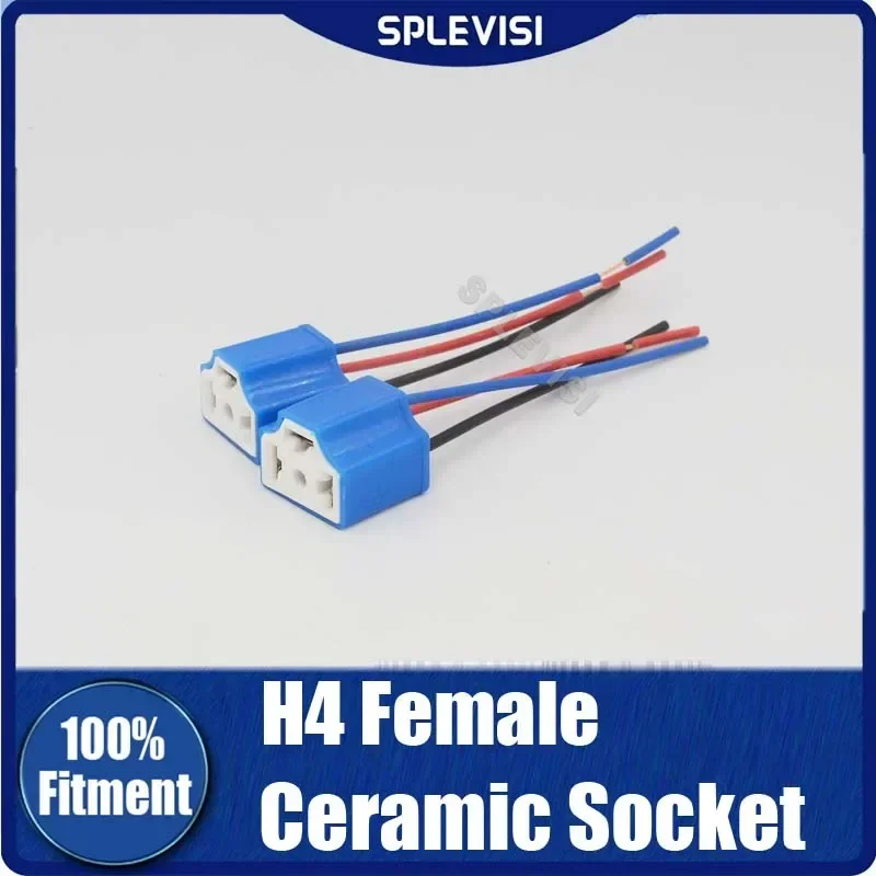 2Pcs H4 Female Ceramic Socket Straight Insert Headlight Fog Harness Bulb Low Beam Connector accesorios para automóvil
2Pcs H4 Female Ceramic Socket Straight Insert Headlight Fog Harness Bulb Low Beam Connector accesorios para automóvil