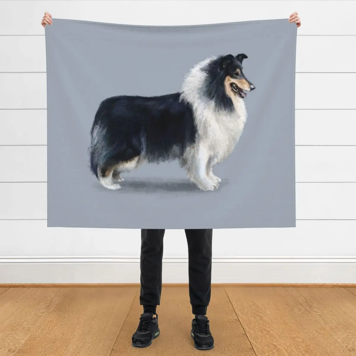 Tri Coloured Rough Collie Throw Blanket Baby Bed linens Plaid on the sofa Quilt Blankets
Tri Coloured Rough Collie Throw Blanket Baby Bed linens Plaid on the sofa Quilt Blankets