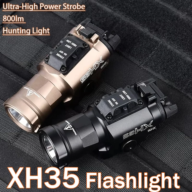 TacticalWADSN Tactical Airsoft Surefie XH35 X300 800lm Ultra-High Power Strobe LED Flashlight Fit 20mm Rail Weapon Hunting Light
TacticalWADSN Tactical Airsoft Surefie XH35 X300 800lm Ultra-High Power Strobe LED Flashlight Fit 20mm Rail Weapon Hunting Light