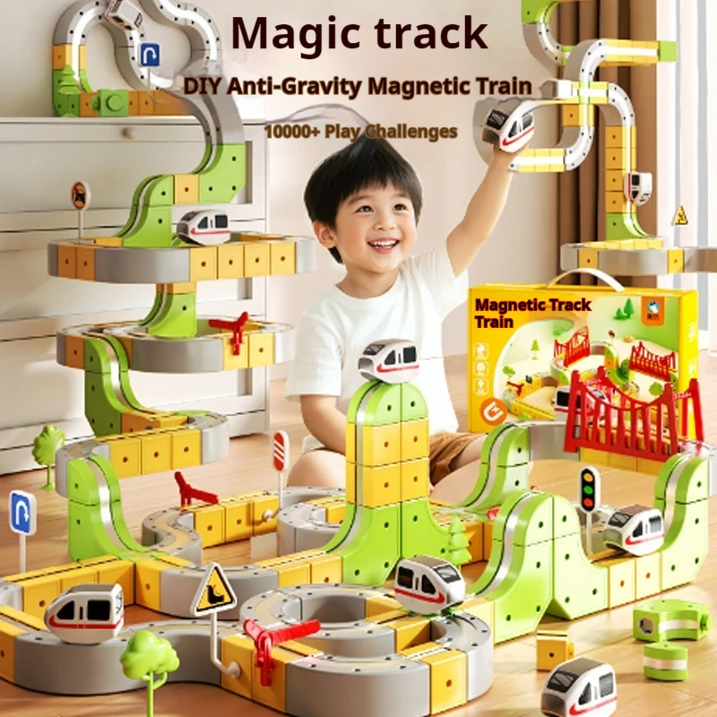 Children'S Magnetic Building Blocks Track Electric Mini Train Set For Boys And Girls Children Toys Birthday Gift
Children'S Magnetic Building Blocks Track Electric Mini Train Set For Boys And Girls Children Toys Birthday Gift