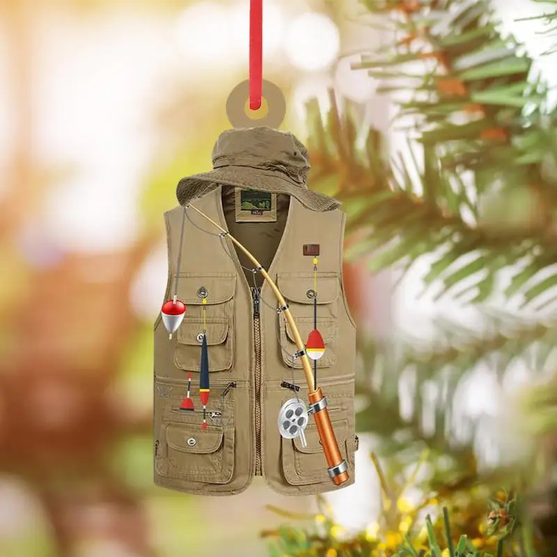 Wooden Christmas Tree Ornaments Fishing Apparel Shaped Pendant Single-Sided Printing Ornament Winter Decoration For Window Door
Wooden Christmas Tree Ornaments Fishing Apparel Shaped Pendant Single-Sided Printing Ornament Winter Decoration For Window Door